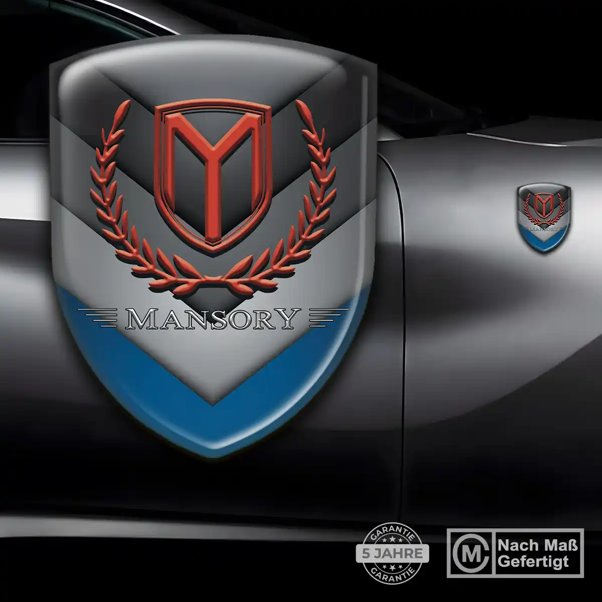 Mansory 3D Gel Aufkleber Auto Premium-Edition