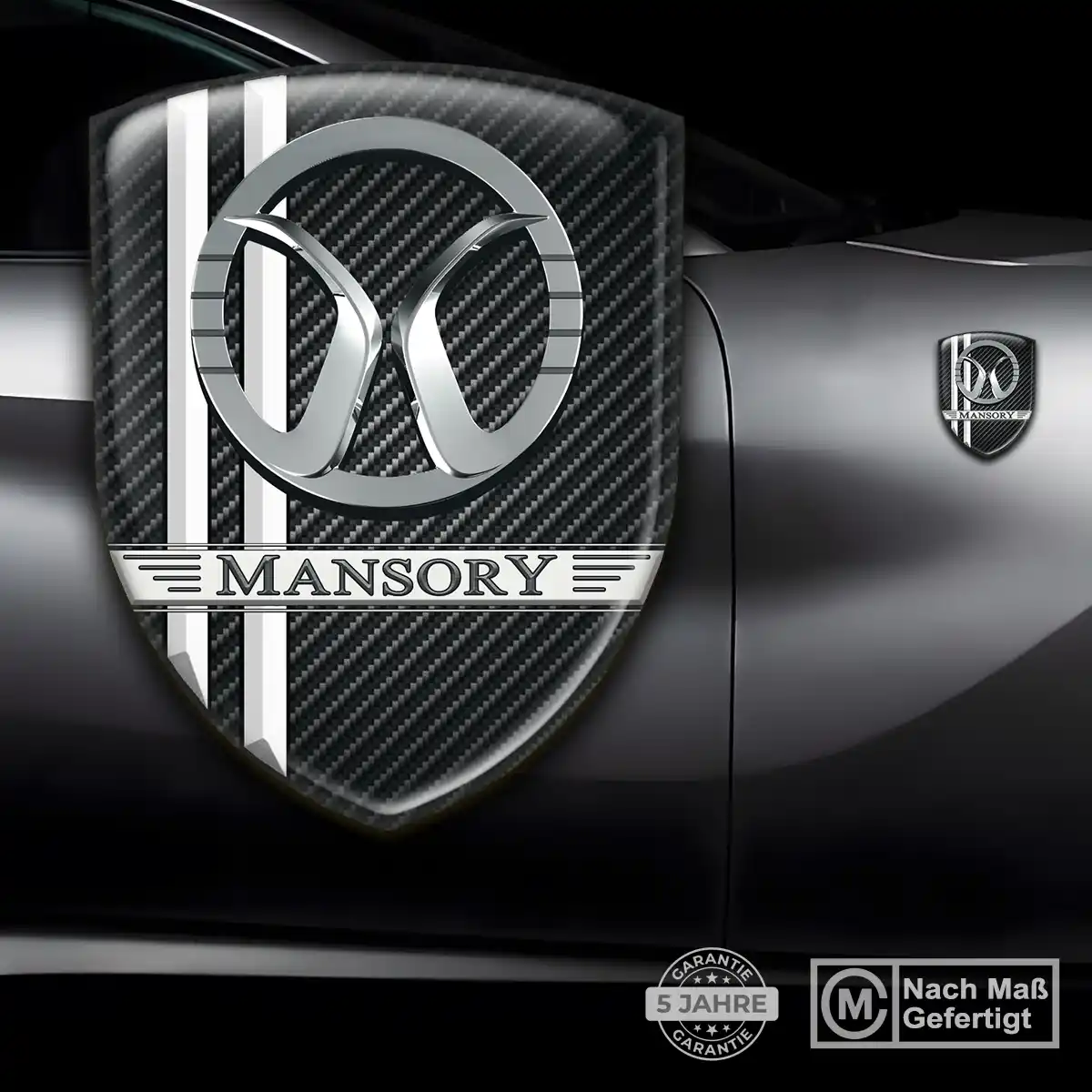 Mansory 3D Gel Aufkleber Auto Premiumqualität