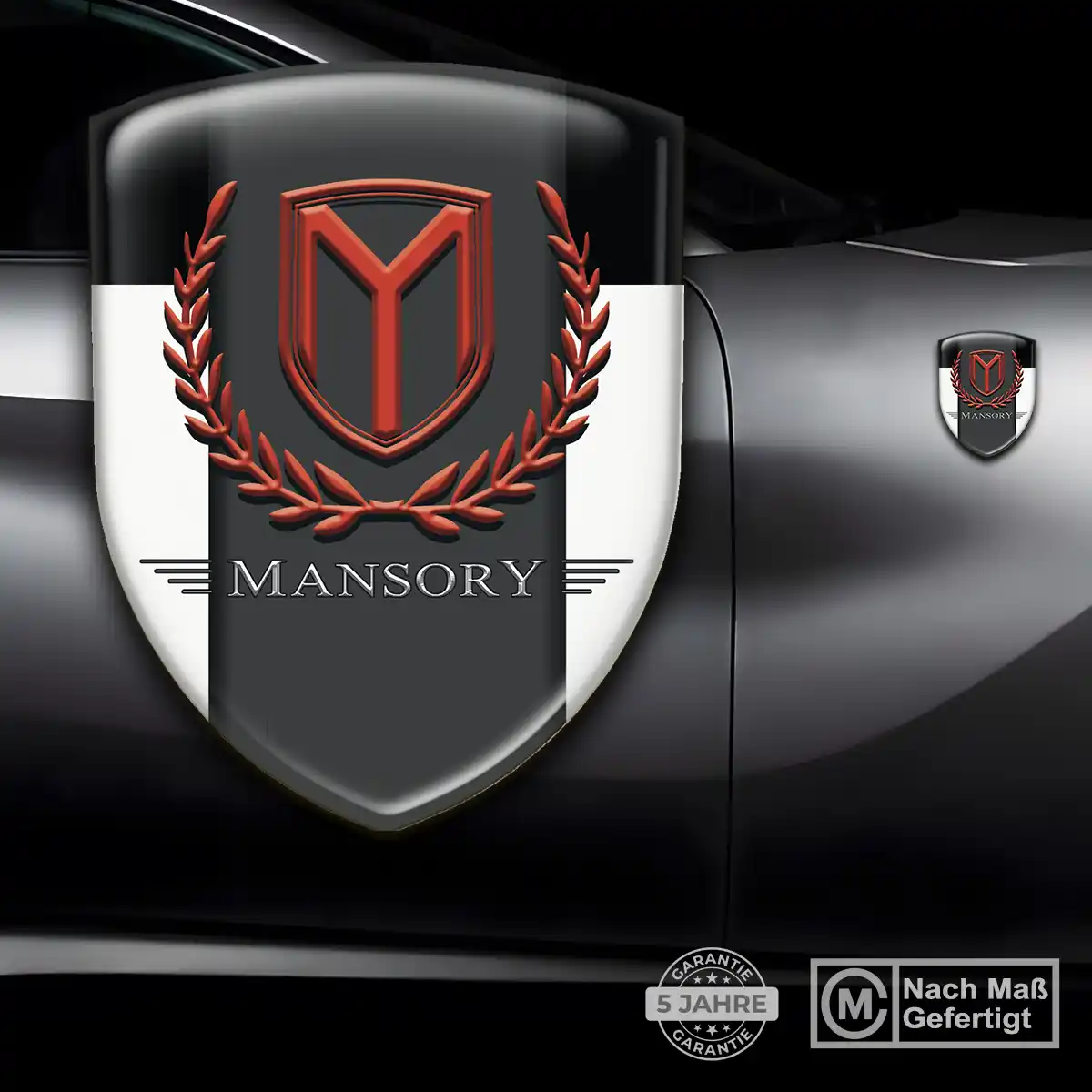 Mansory 3D Gel Aufkleber Auto Tuningfahrzeug
