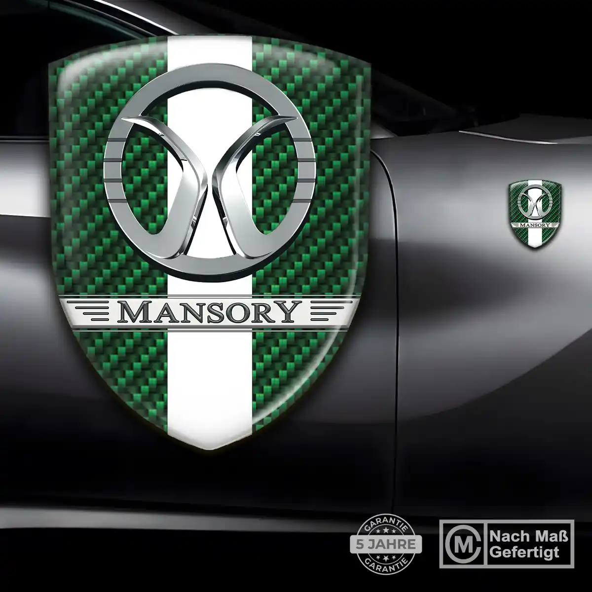Mansory 3D Gel Aufkleber Elegantes Design