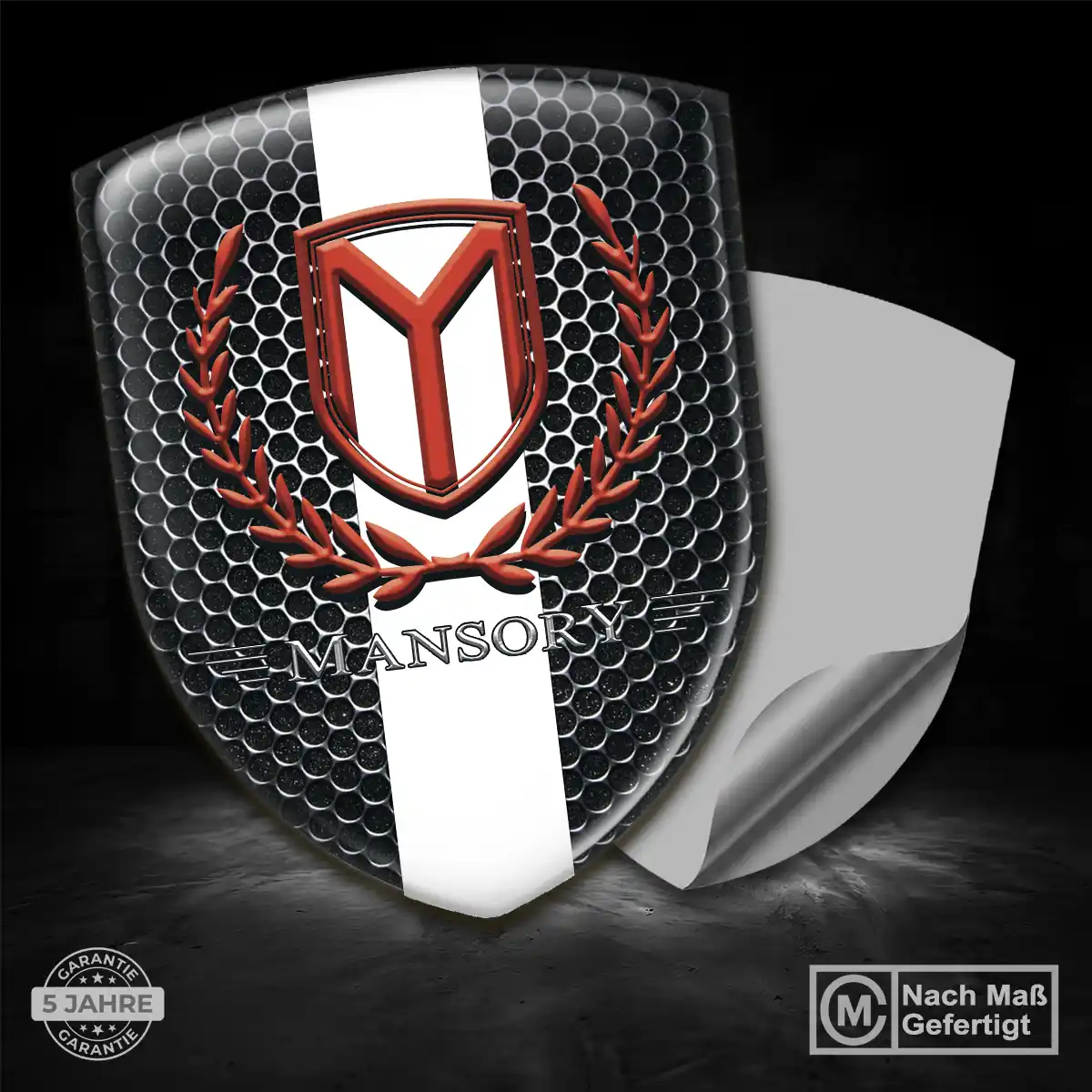 Mansory 3D Gel Aufkleber Emblem Auto Exterieurdesign