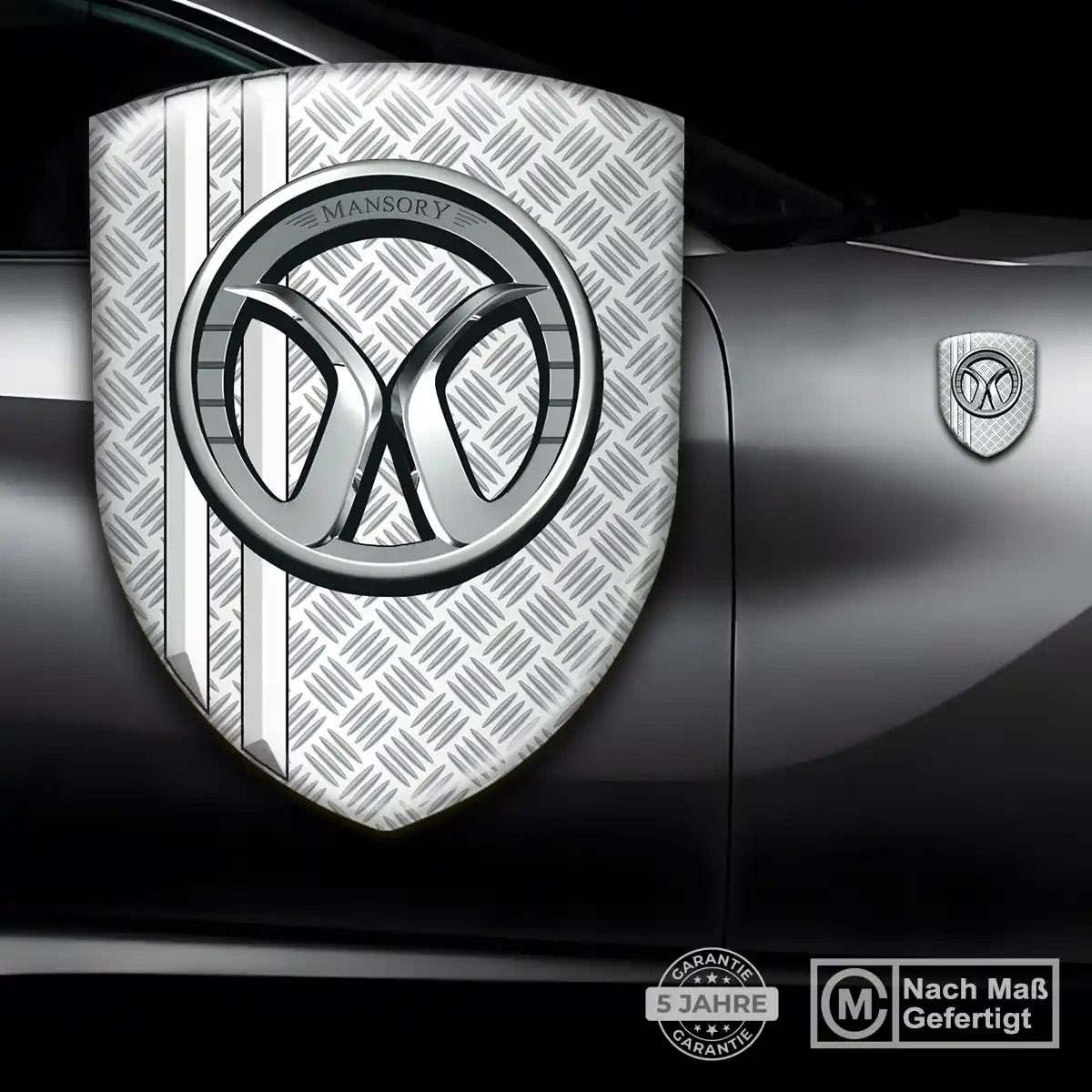 Mansory 3D Gel Aufkleber Emblem Auto Hochwertiges Harz