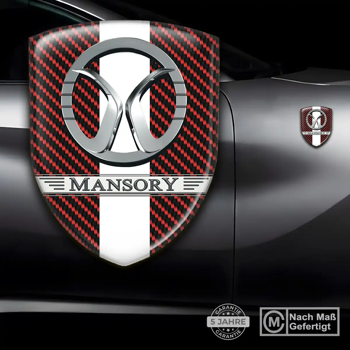 Mansory 3D Gel Aufkleber Emblem Auto Hohe Qualität