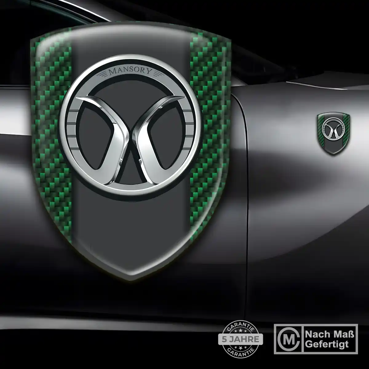 Mansory 3D Gel Aufkleber Emblem Auto Limitierte Auflage