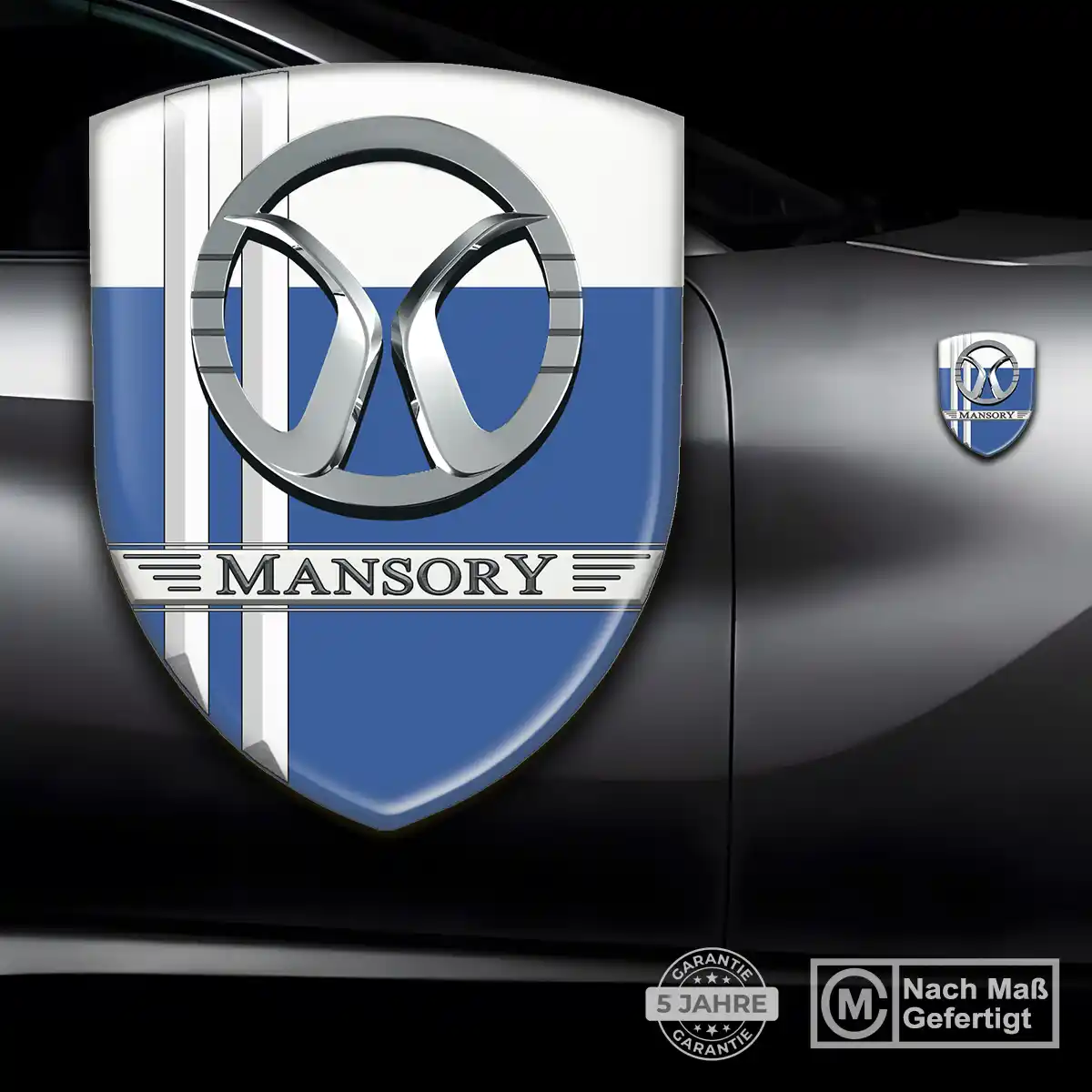 Mansory 3D Gel Aufkleber Emblem Auto Luxus-Edition