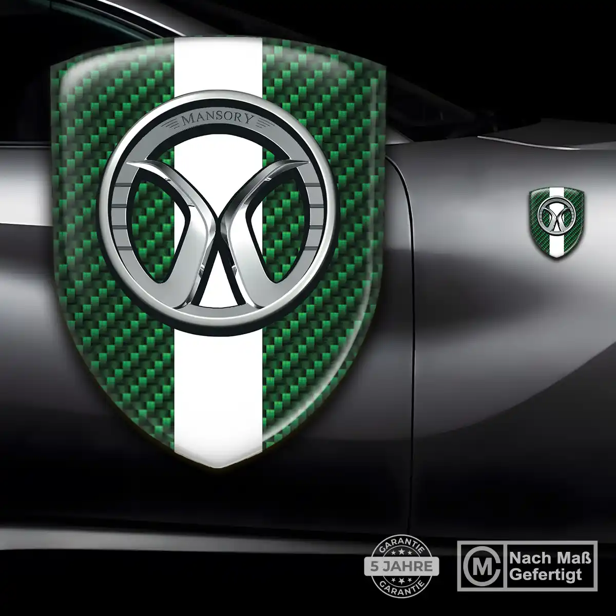 Mansory 3D Gel Aufkleber Emblem Auto Premiumqualität
