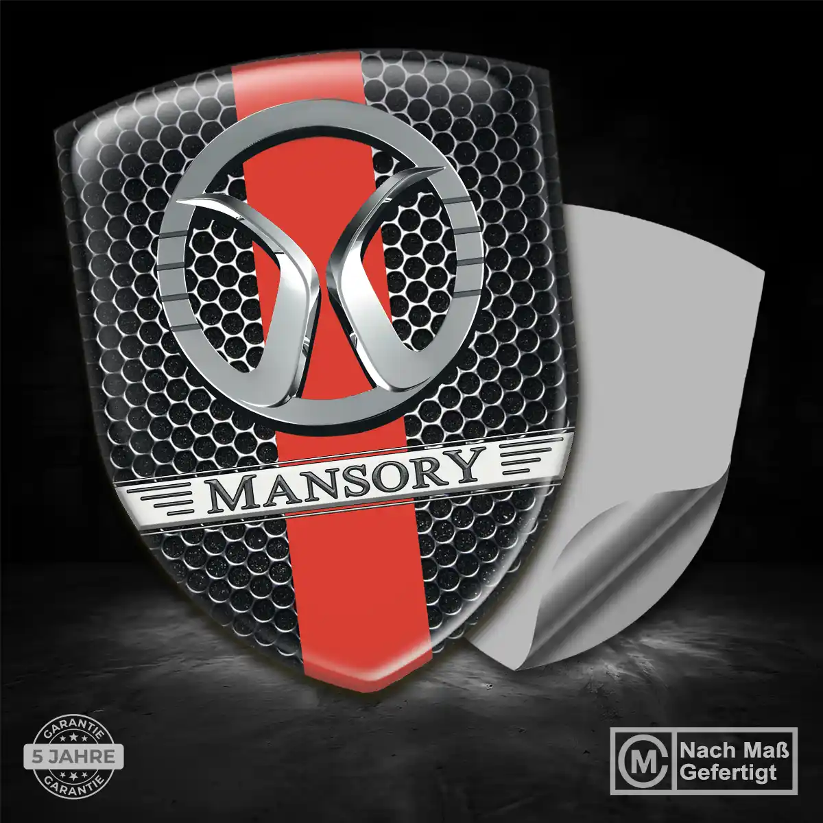 Mansory 3D Gel Aufkleber Emblem Auto Stilvolles Design