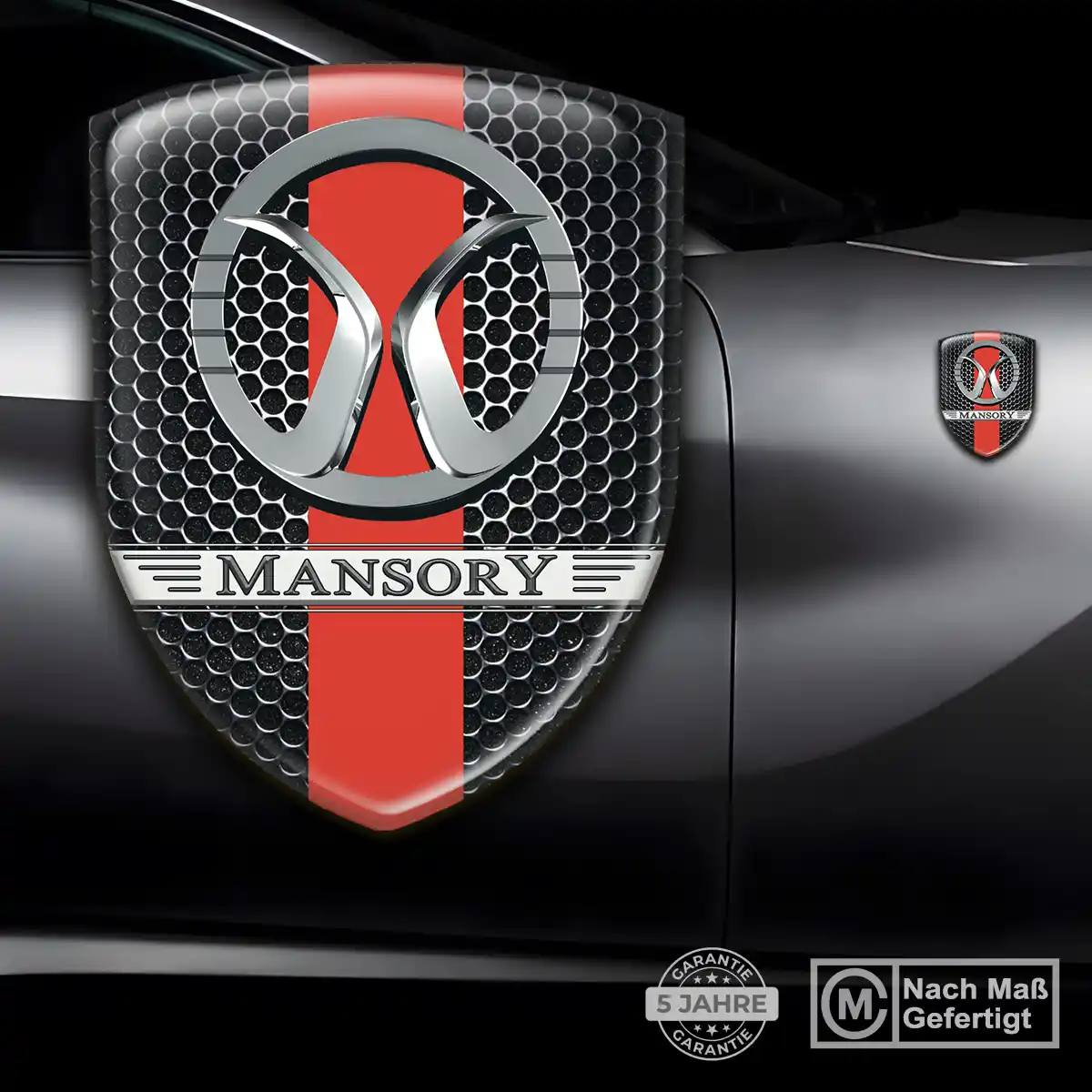 Mansory 3D Gel Aufkleber Emblem Auto Stilvolles Design