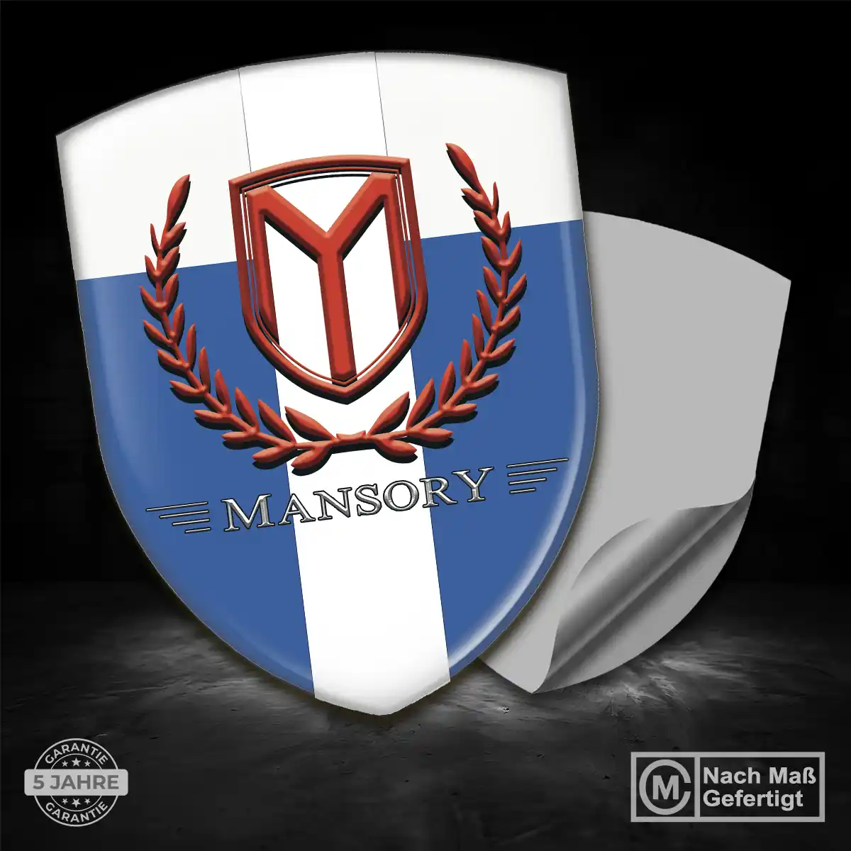 Mansory 3D Gel Aufkleber Emblem Auto Tuningfahrzeug