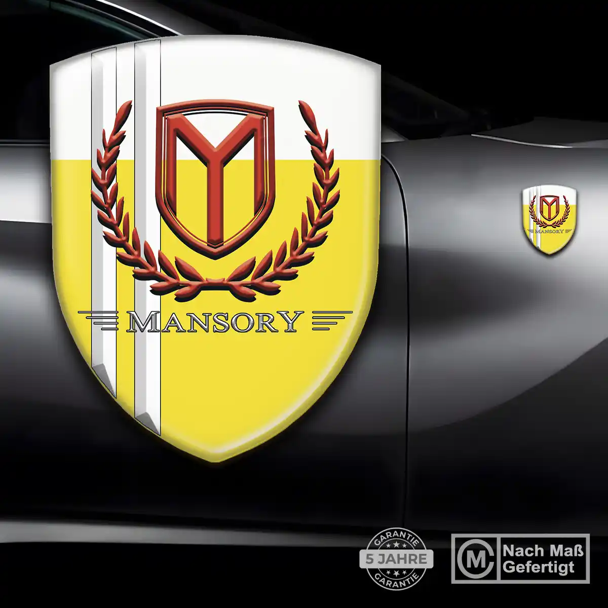 Mansory 3D Gel Aufkleber Emblem Exterieurdesign