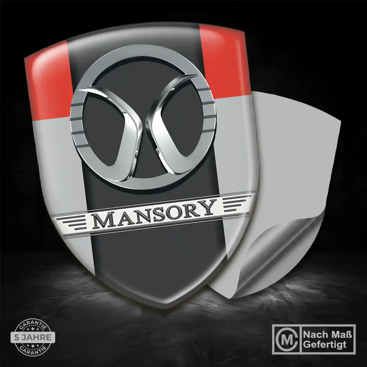 Mansory 3D Gel Aufkleber Emblem Hohe Qualität