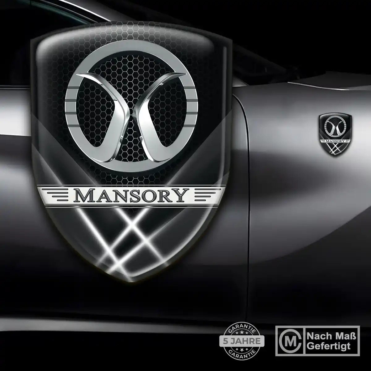 Mansory 3D Gel Aufkleber Emblem Luxus-Edition