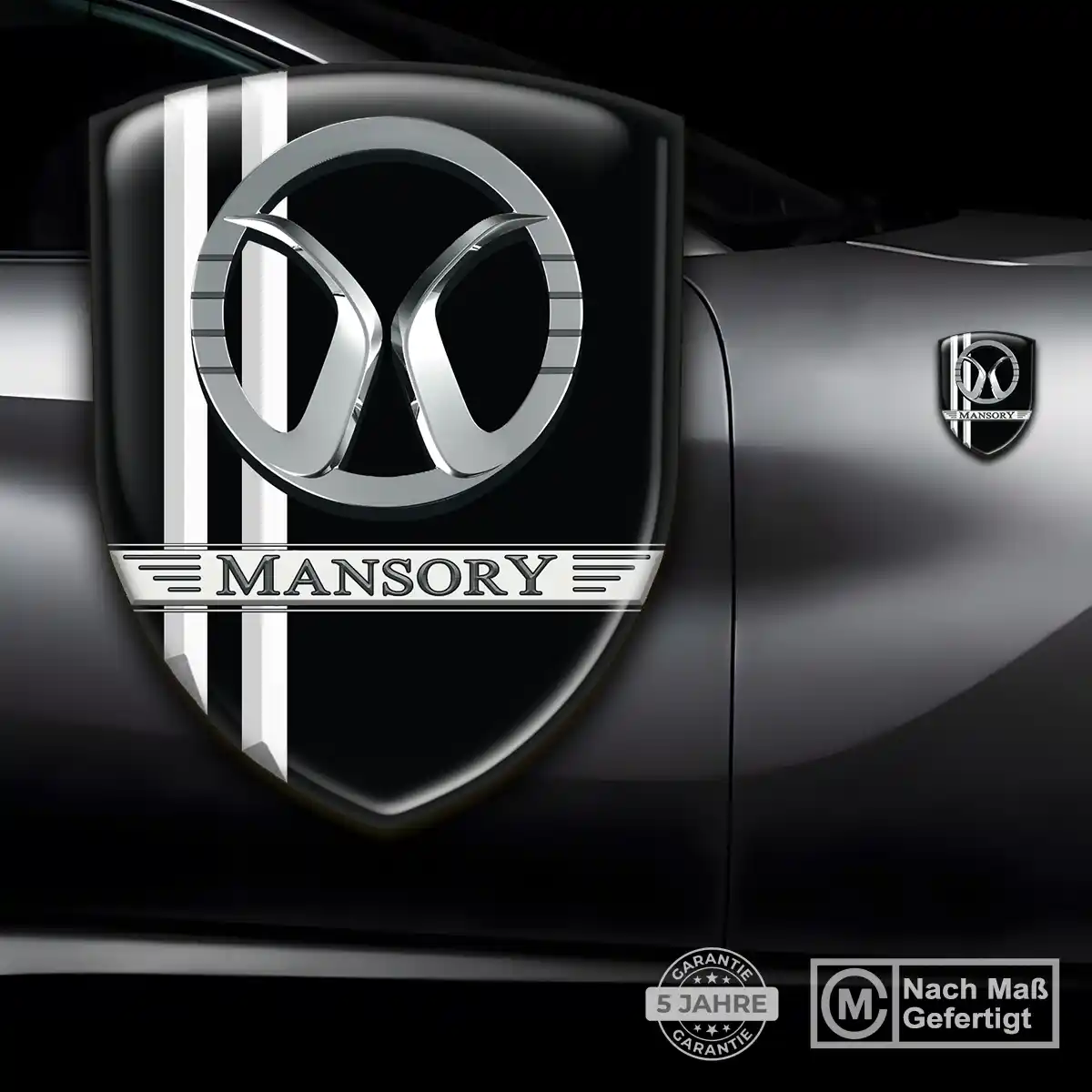Mansory 3D Gel Aufkleber Emblem Stilvolles Design