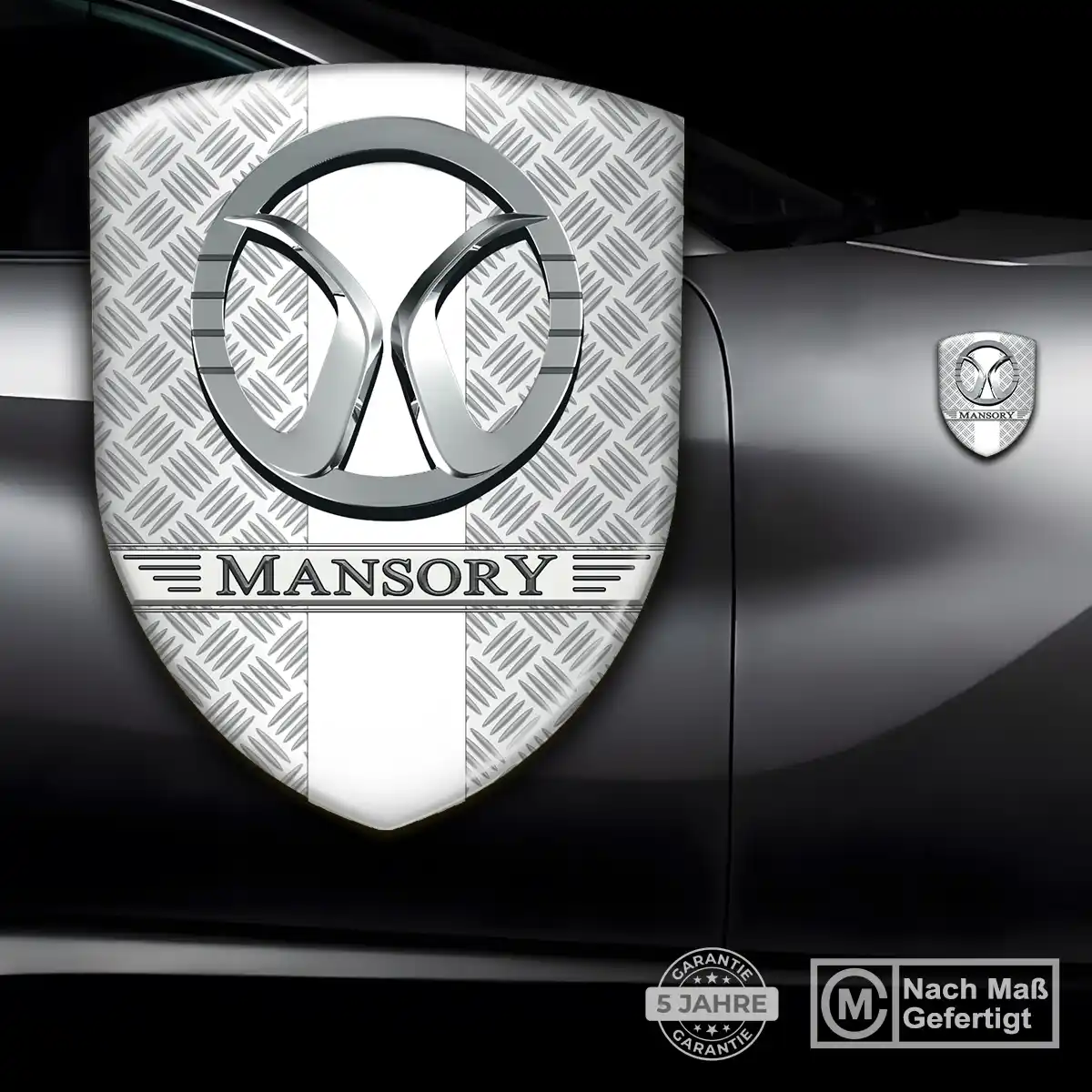 Mansory 3D Gel Aufkleber Embleme Auto Elegantes Design