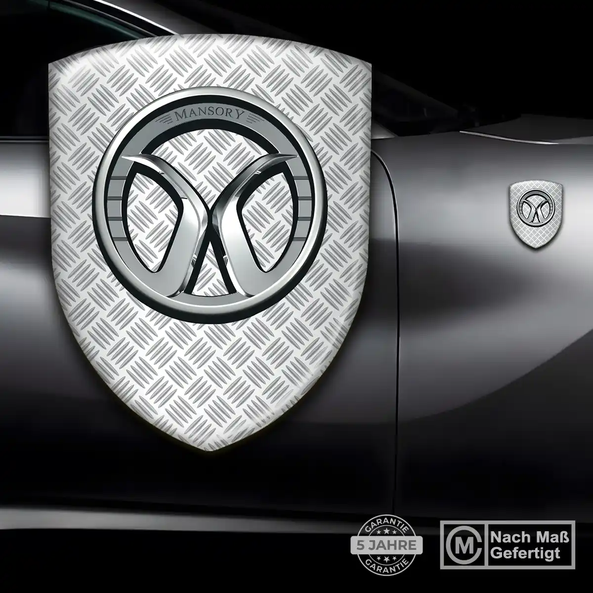 Mansory 3D Gel Aufkleber Embleme Auto Exterieurdesign