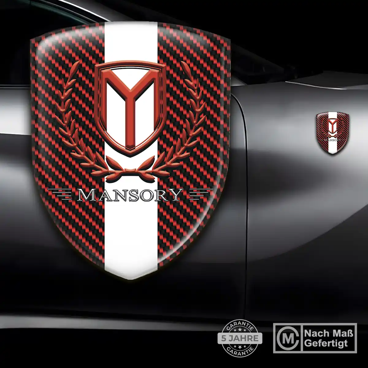 Mansory 3D Gel Aufkleber Embleme Auto Hohe Qualität