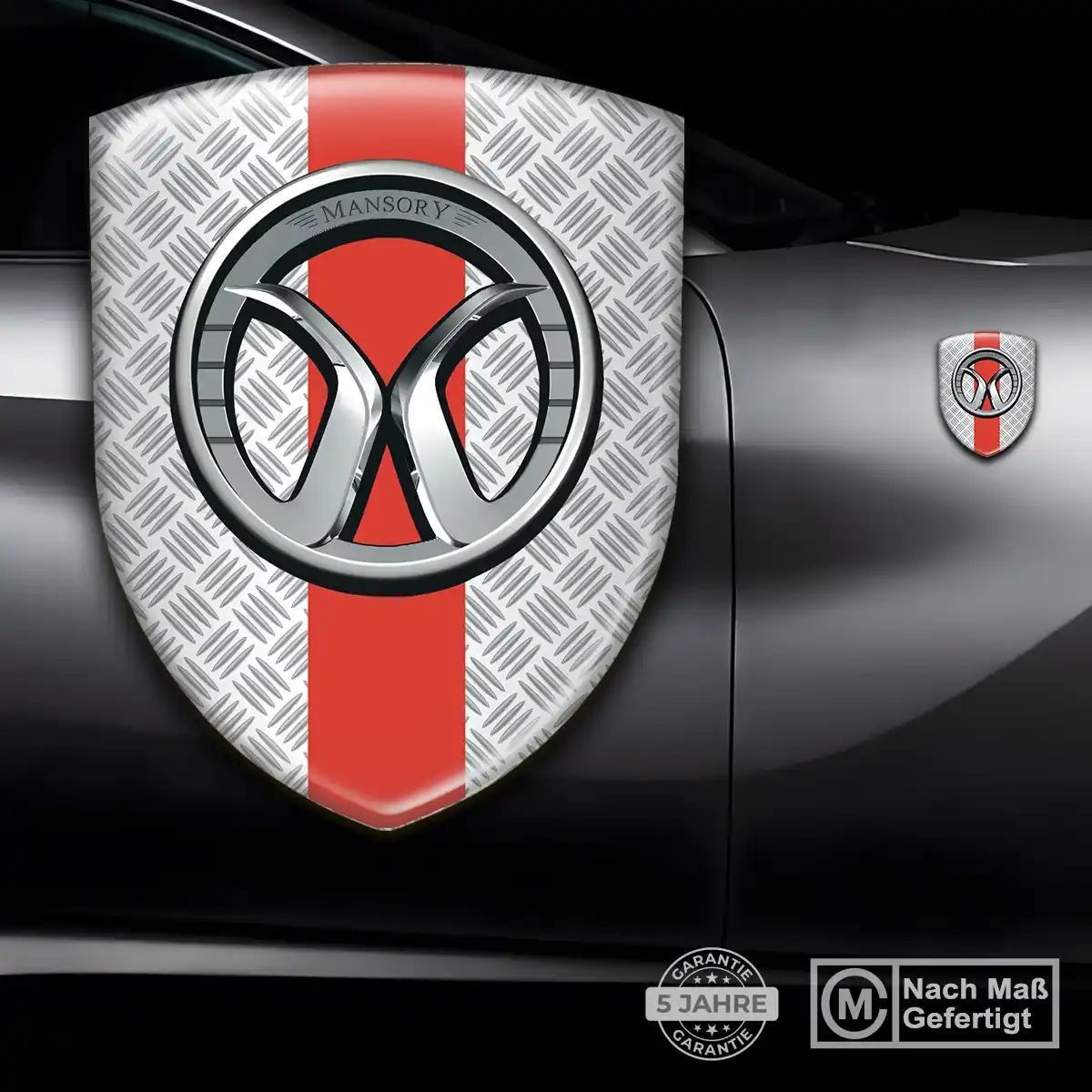 Mansory 3D Gel Aufkleber Embleme Auto Interieurdesign
