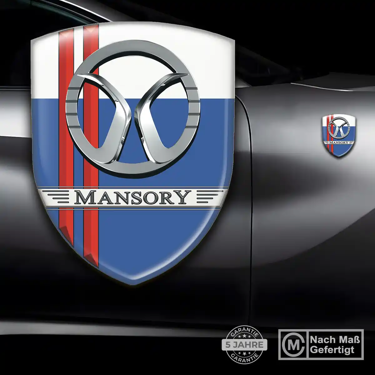 Mansory 3D Gel Aufkleber Embleme Auto Limitierte Auflage