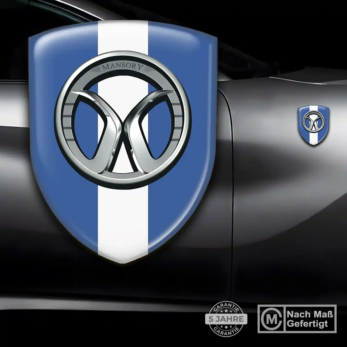 Mansory 3D Gel Aufkleber Embleme Auto Markenedition