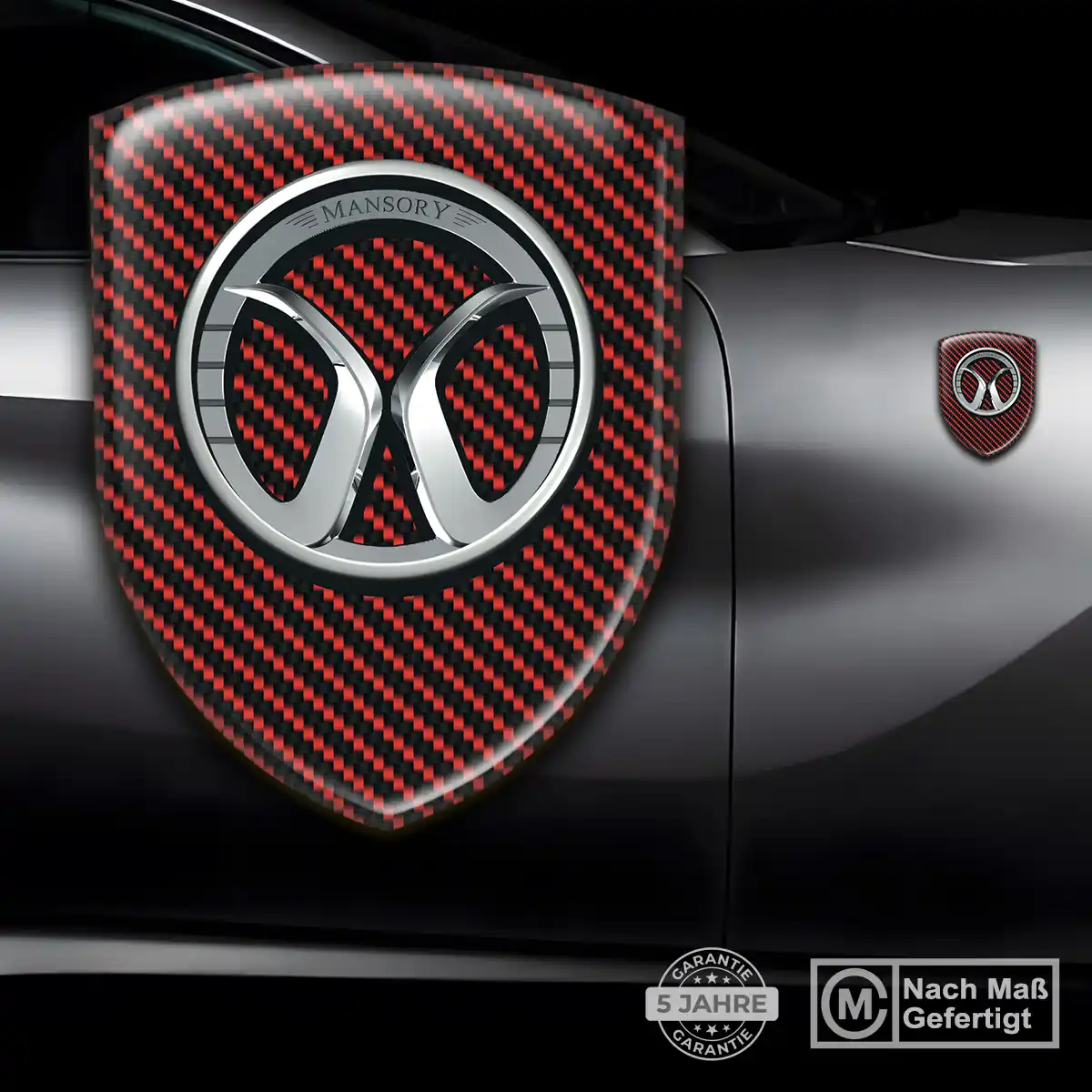 Mansory 3D Gel Aufkleber Embleme Auto Premiumqualität