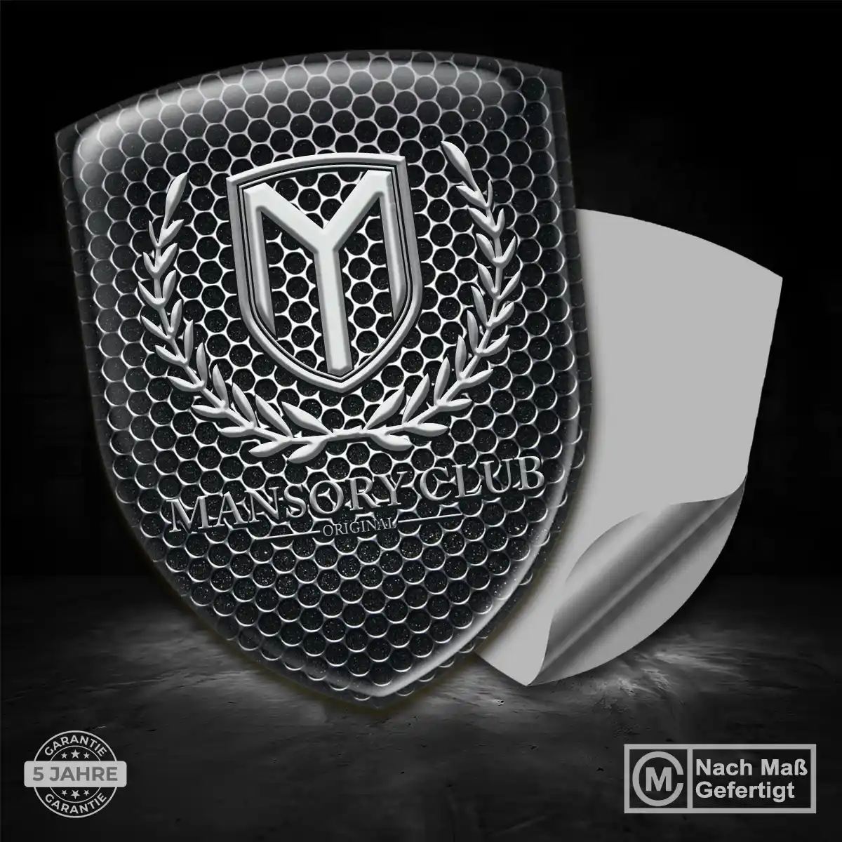 Mansory 3D Gel Aufkleber Embleme Edles Design