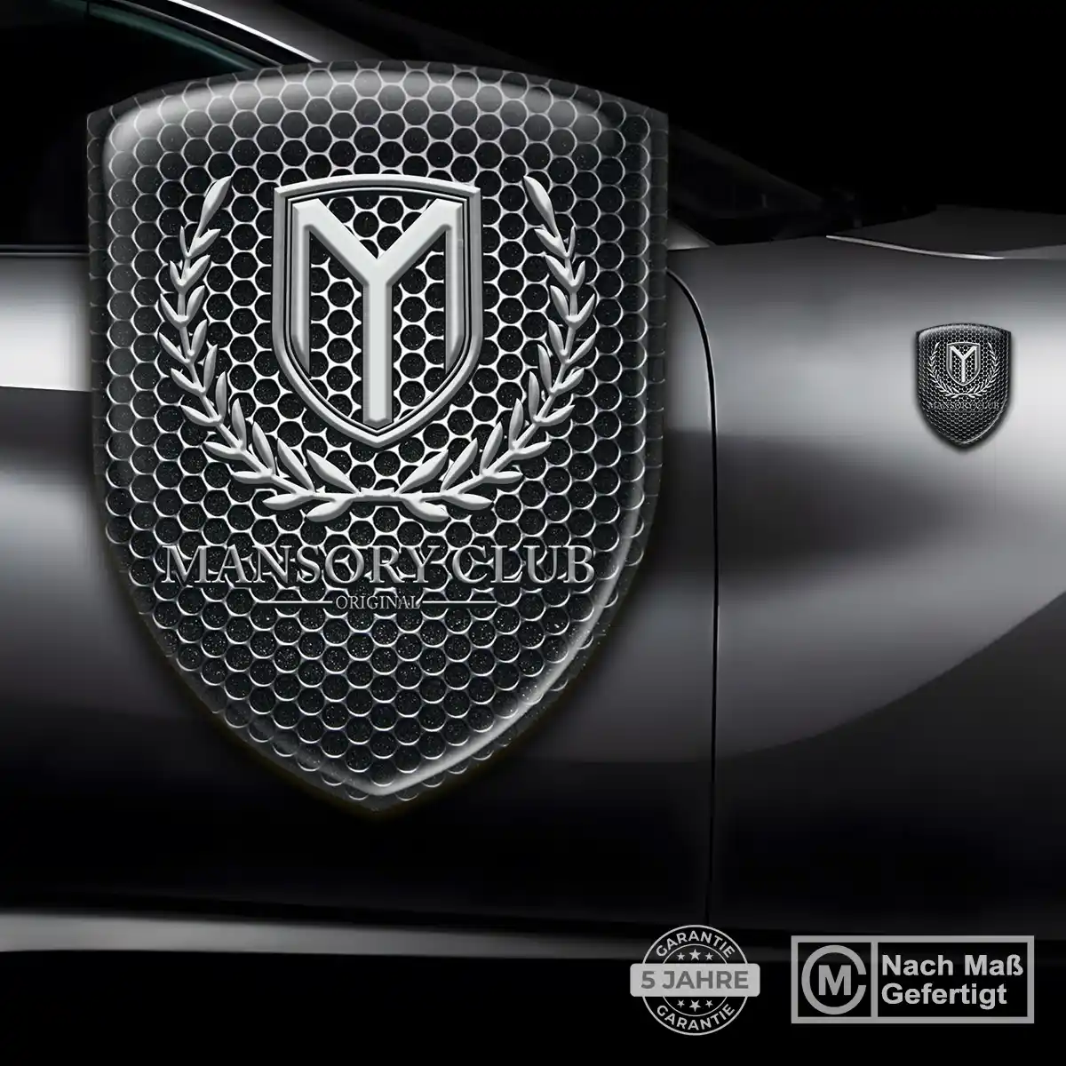 Mansory 3D Gel Aufkleber Embleme Edles Design