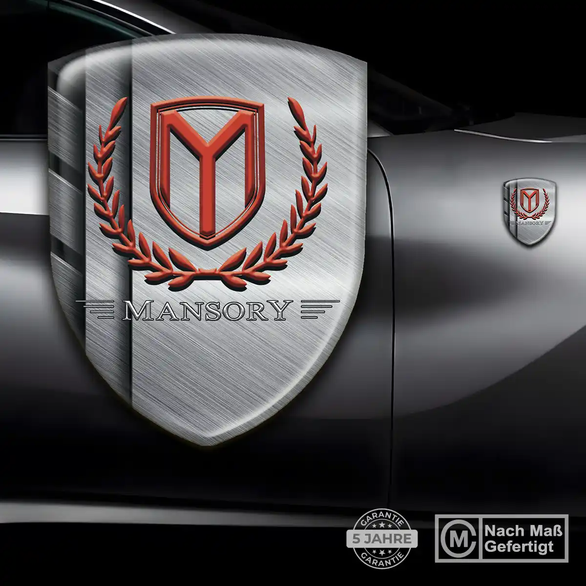 Mansory 3D Gel Aufkleber Embleme Exterieurdesign