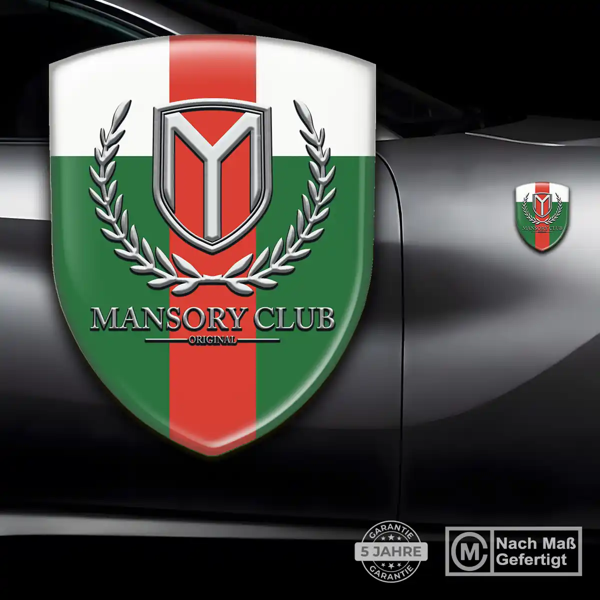Mansory 3D Gel Aufkleber Embleme Limitierte Auflage