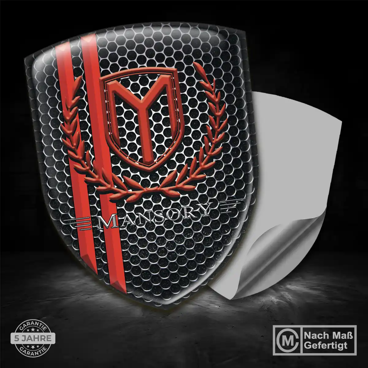 Mansory 3D Gel Aufkleber Hochwertiges Harz