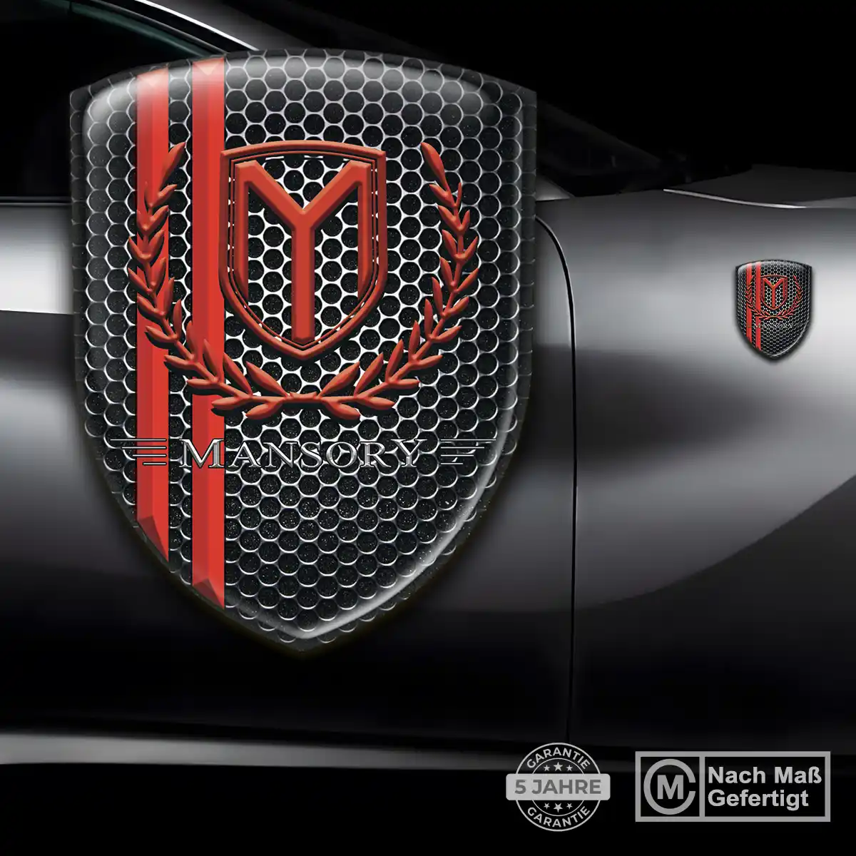 Mansory 3D Gel Aufkleber Hochwertiges Harz