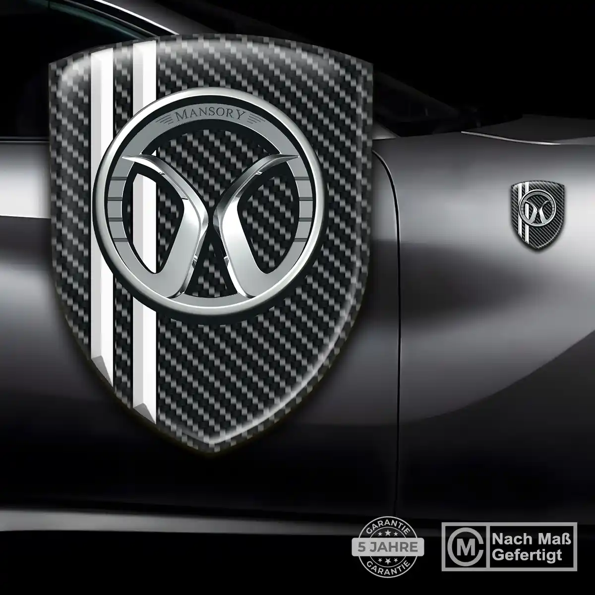 Mansory 3D Gel Aufkleber Limitierte Auflage