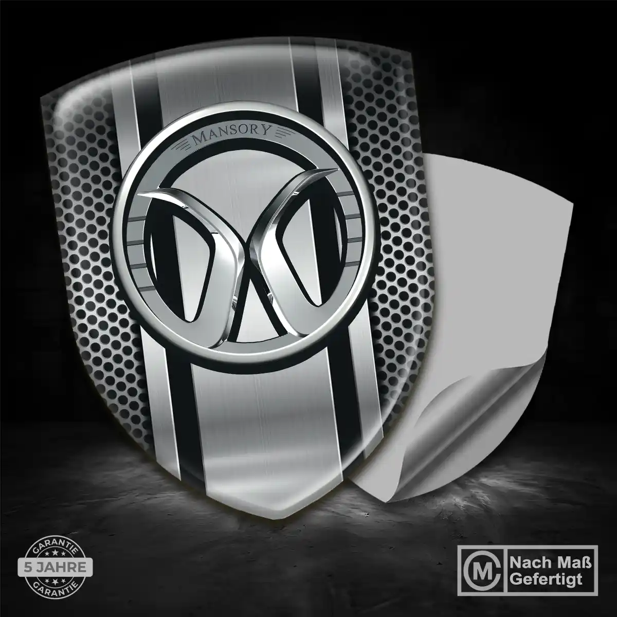 Mansory 3D Gel Aufkleber Markenedition