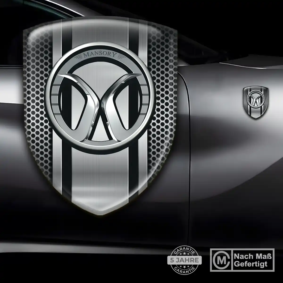 Mansory 3D Gel Aufkleber Markenedition