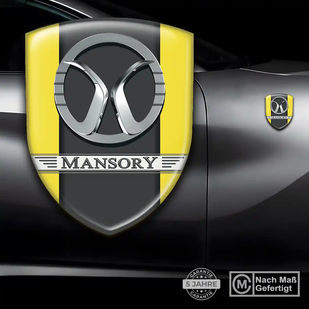 Mansory 3D Gel Aufkleber Silikon Auto Hohe Qualität