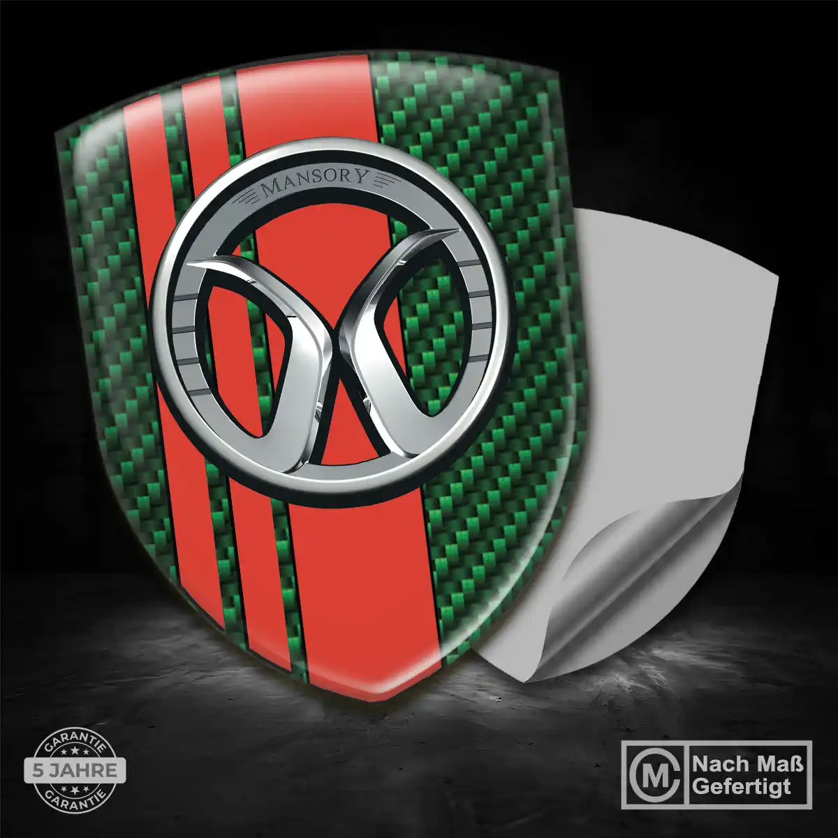 Mansory 3D Gel Aufkleber Silikon Auto Limitierte Auflage