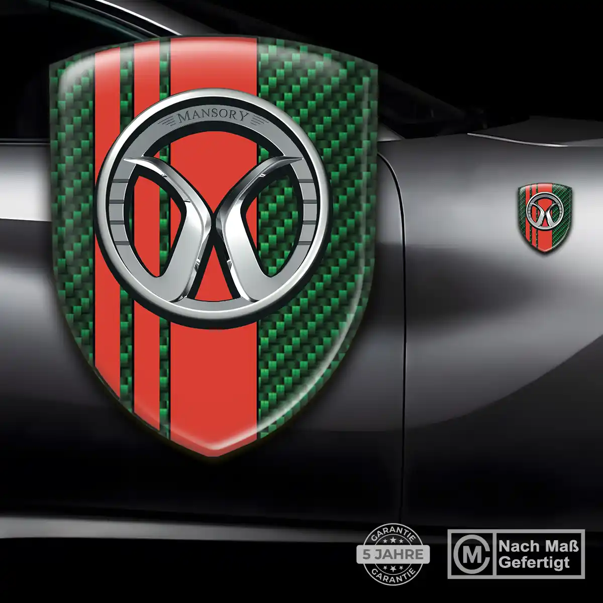Mansory 3D Gel Aufkleber Silikon Auto Limitierte Auflage