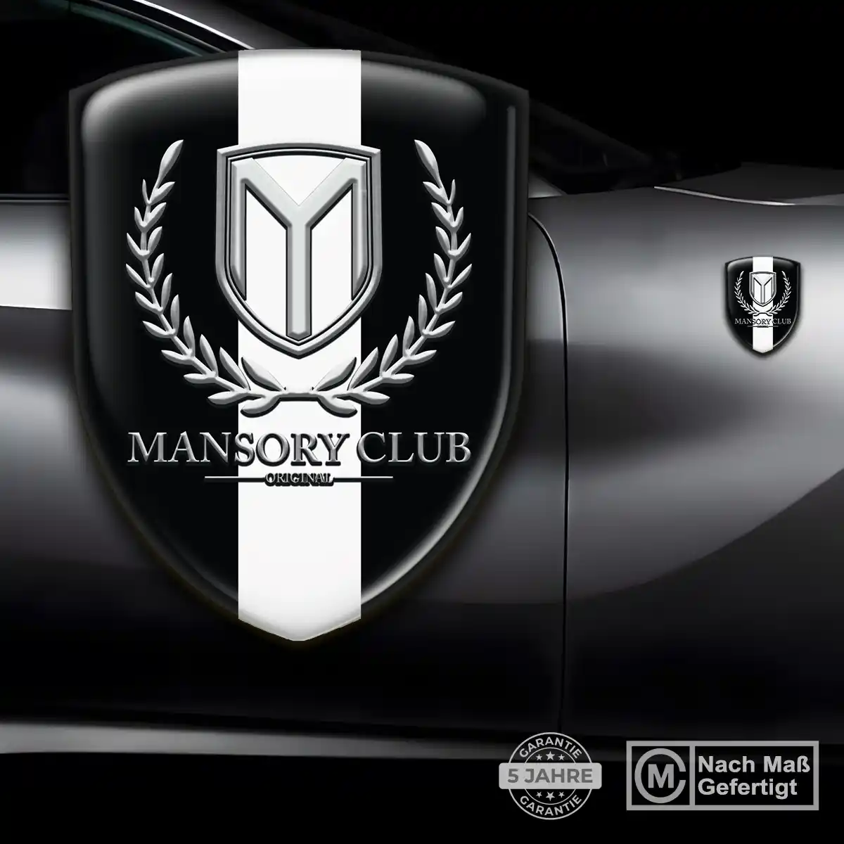 Mansory 3D Gel Aufkleber Silikon Auto Premium-Edition