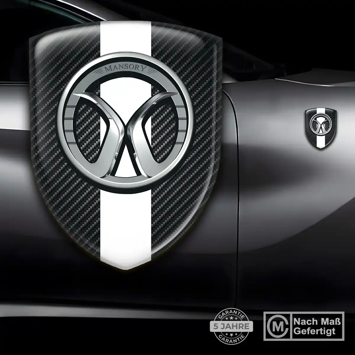Mansory 3D Gel Aufkleber Silikon Auto Stilvolles Design