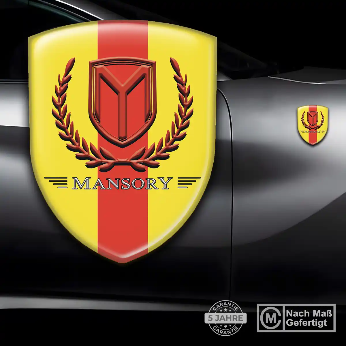 Mansory 3D Gel Aufkleber Silikon Auto Tuningfahrzeug