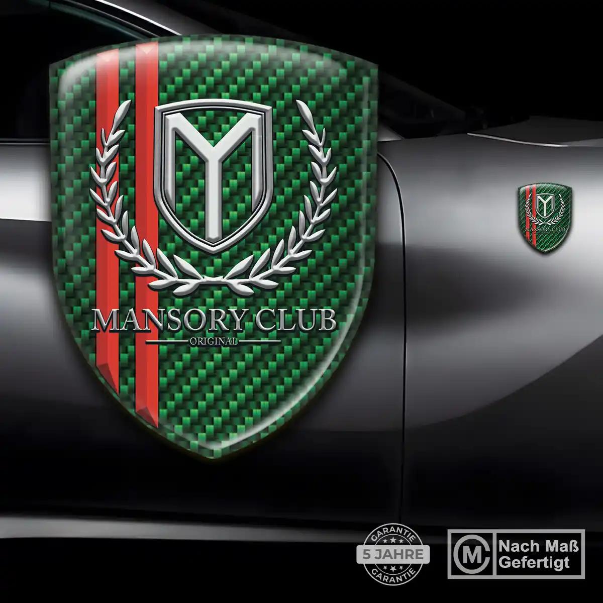 Mansory 3D Gel Aufkleber Silikon Elegantes Design