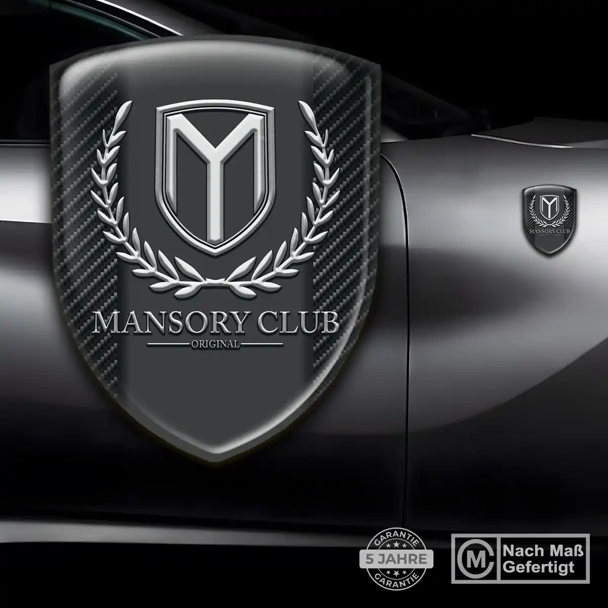 Mansory 3D Gel Aufkleber Silikon Hochwertiges Harz