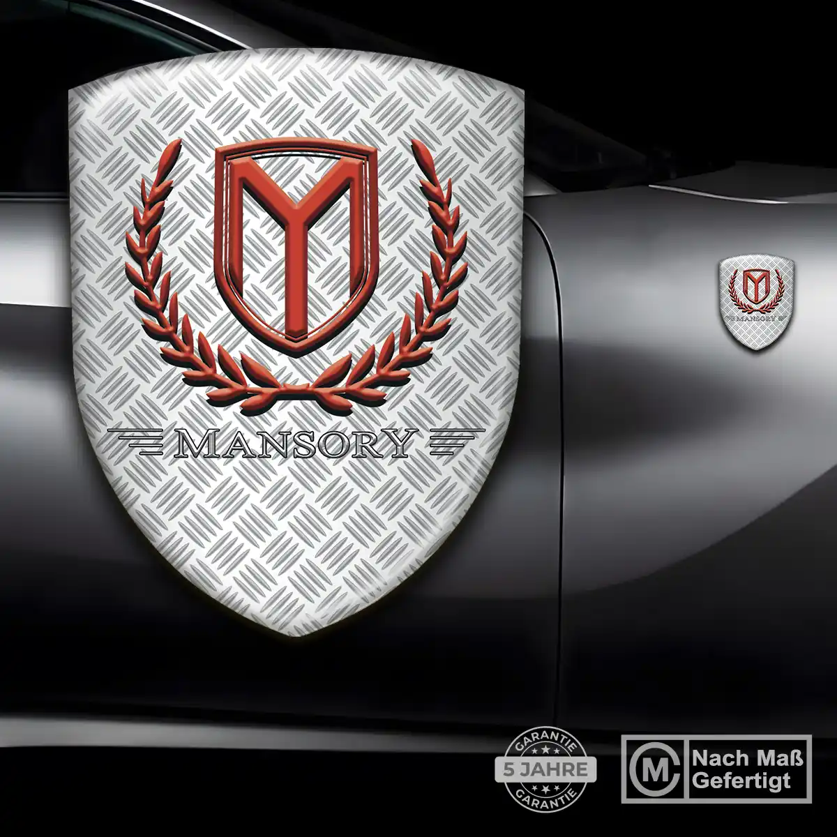 Mansory 3D Gel Aufkleber Silikon Limitierte Auflage
