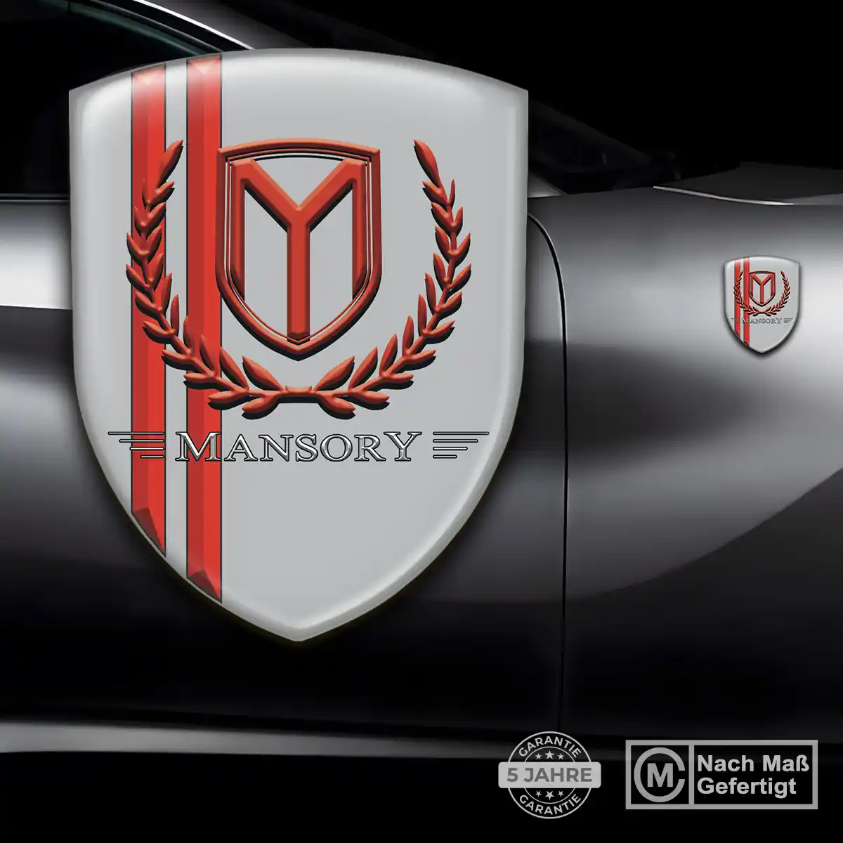 Mansory 3D Gel Aufkleber Tuningfahrzeug