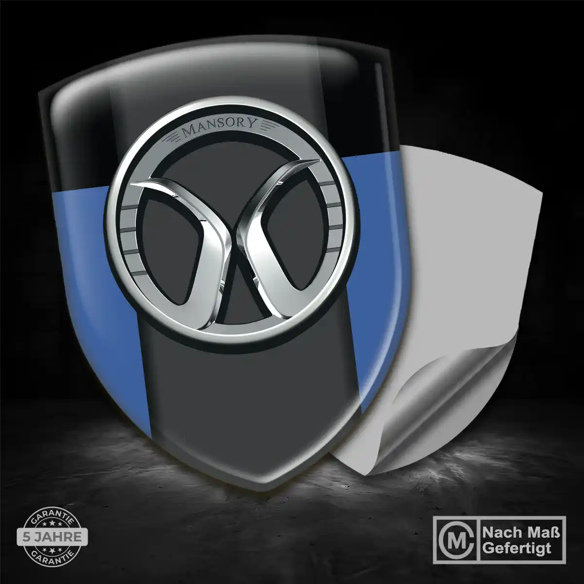 Mansory 3D Gel Aufkleber Wappen Auto Hohe Qualität