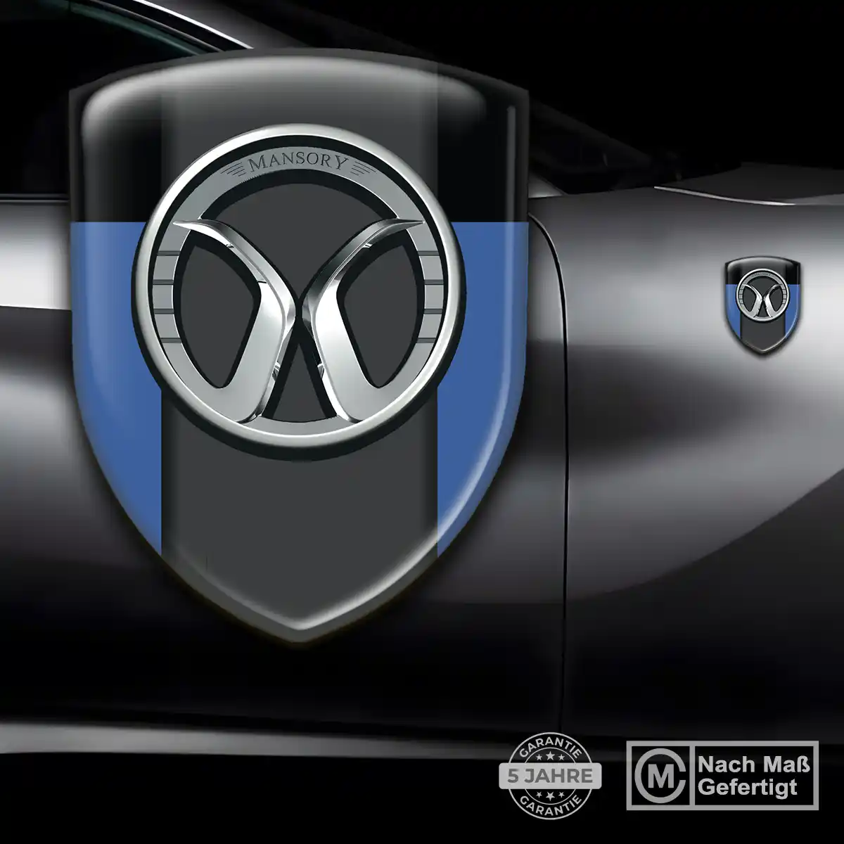 Mansory 3D Gel Aufkleber Wappen Auto Hohe Qualität