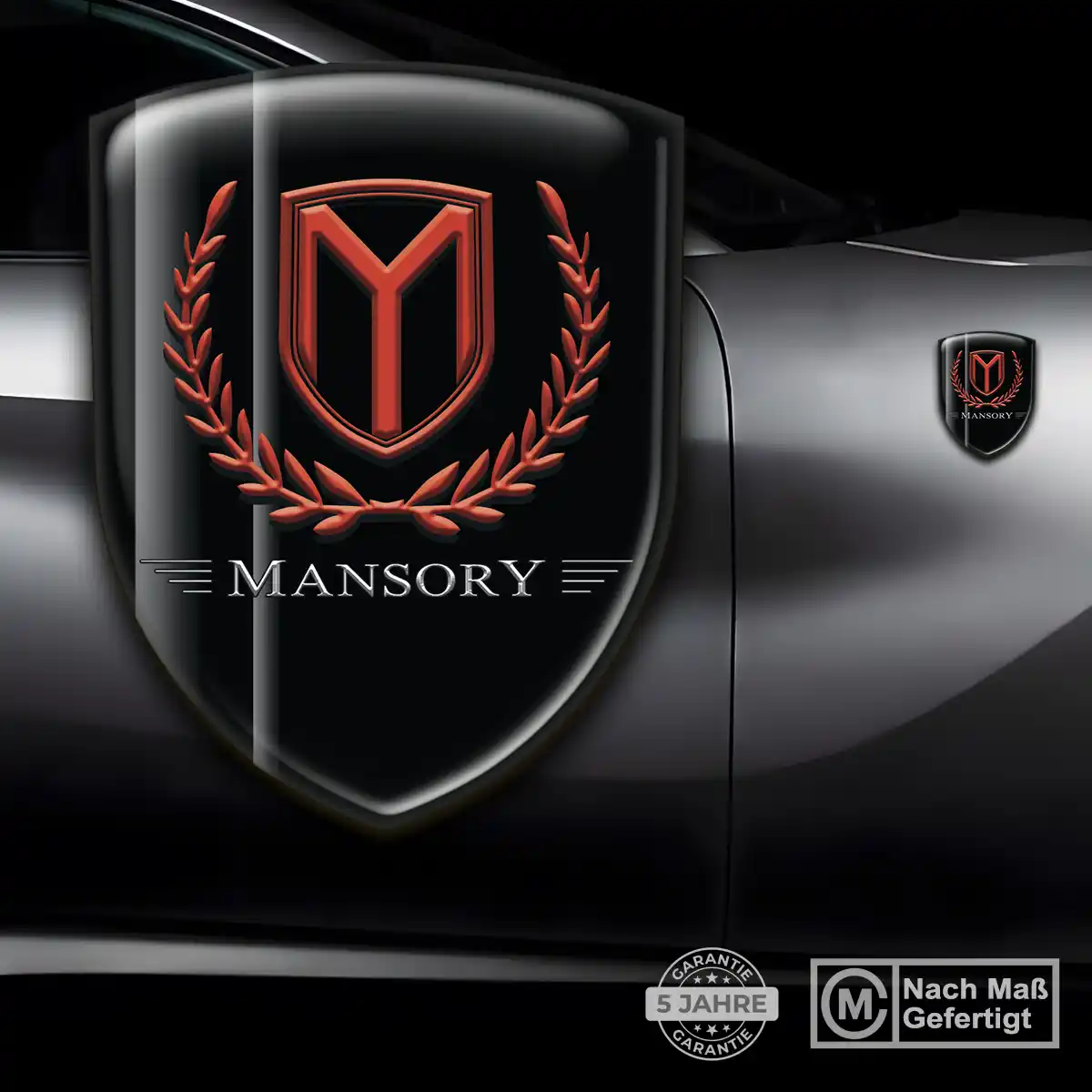 Mansory 3D Gel Aufkleber Wappen Luxus-Edition