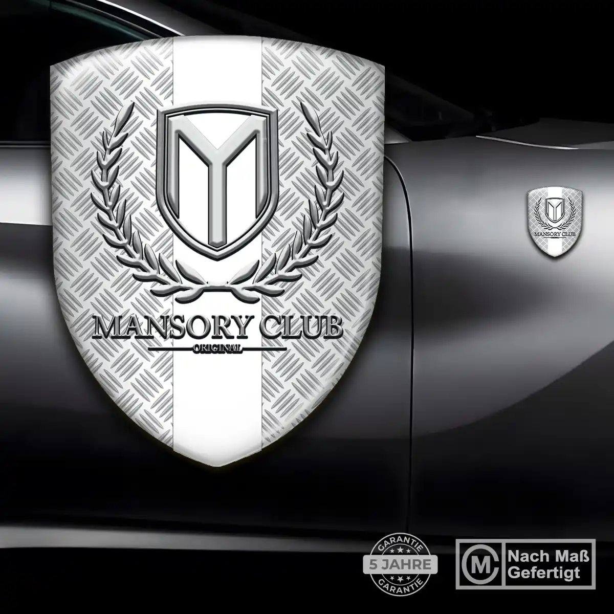 Mansory 3D Gel Aufkleber Wappen Stilvolles Design