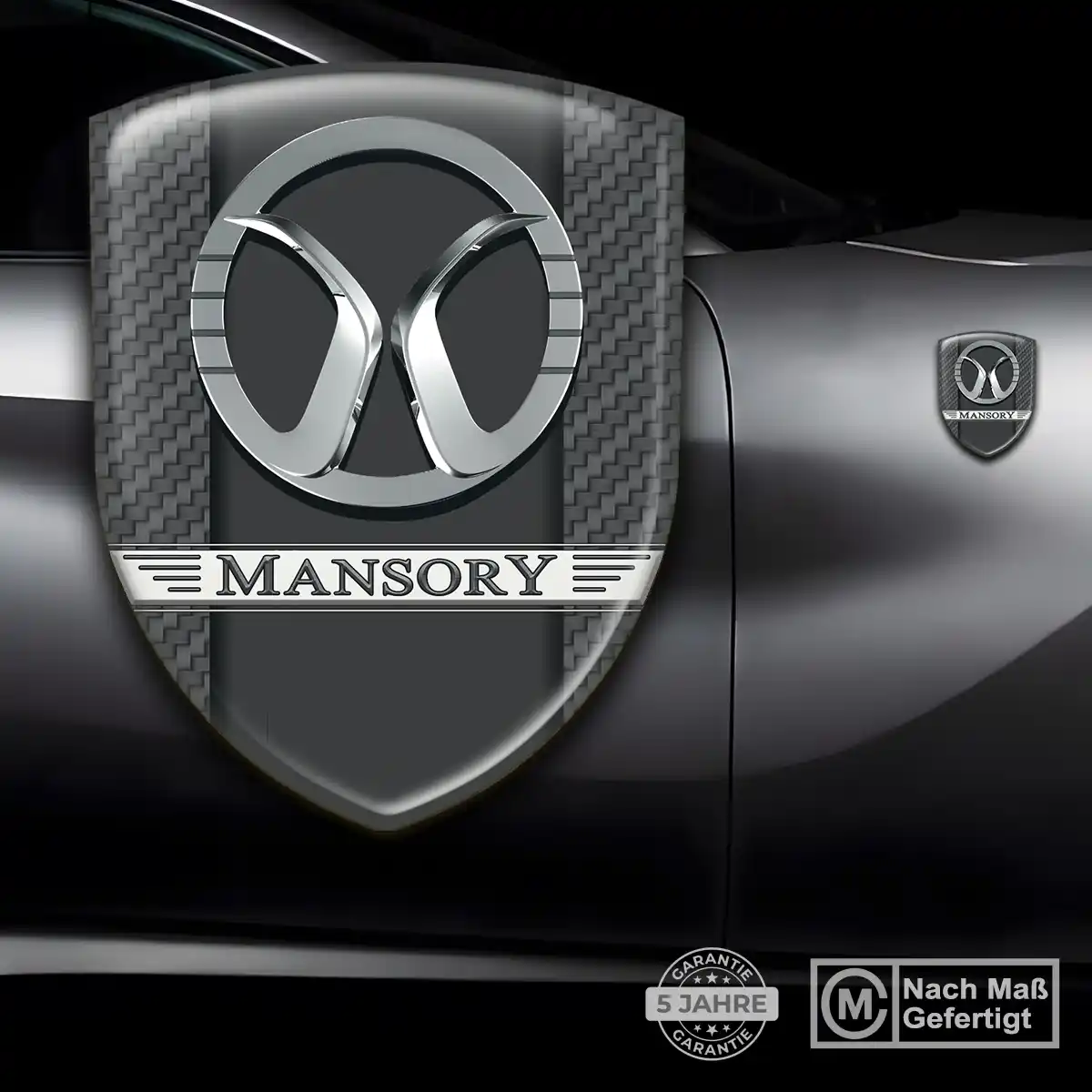 Mansory Aufkleber 3D Gel Emblem Auto Exterieurdesign