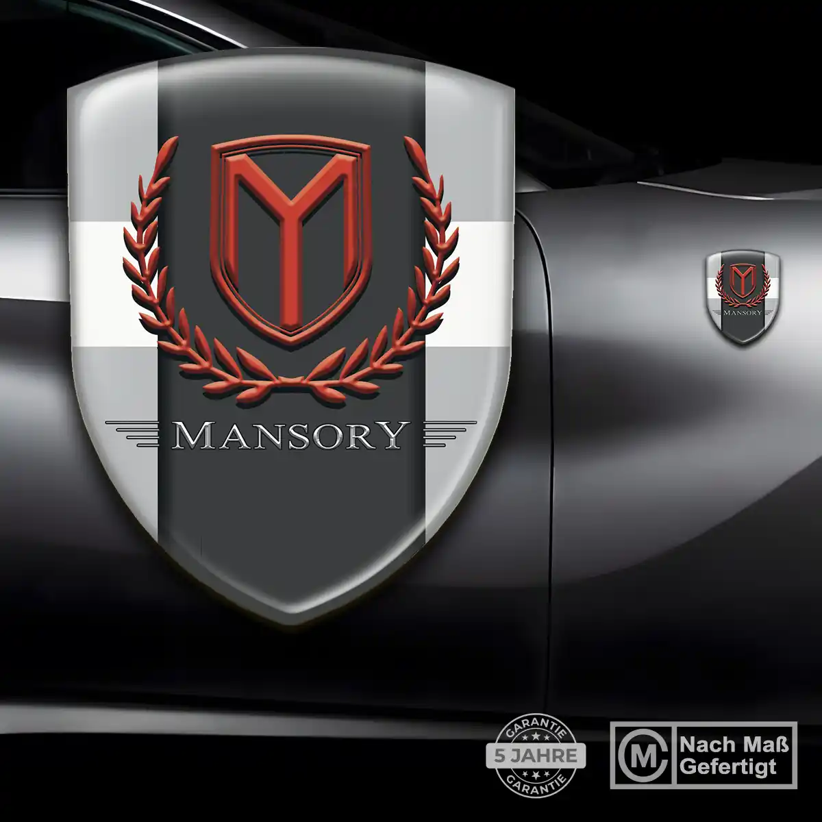 Mansory Aufkleber 3D Gel Emblem Auto Hohe Qualität