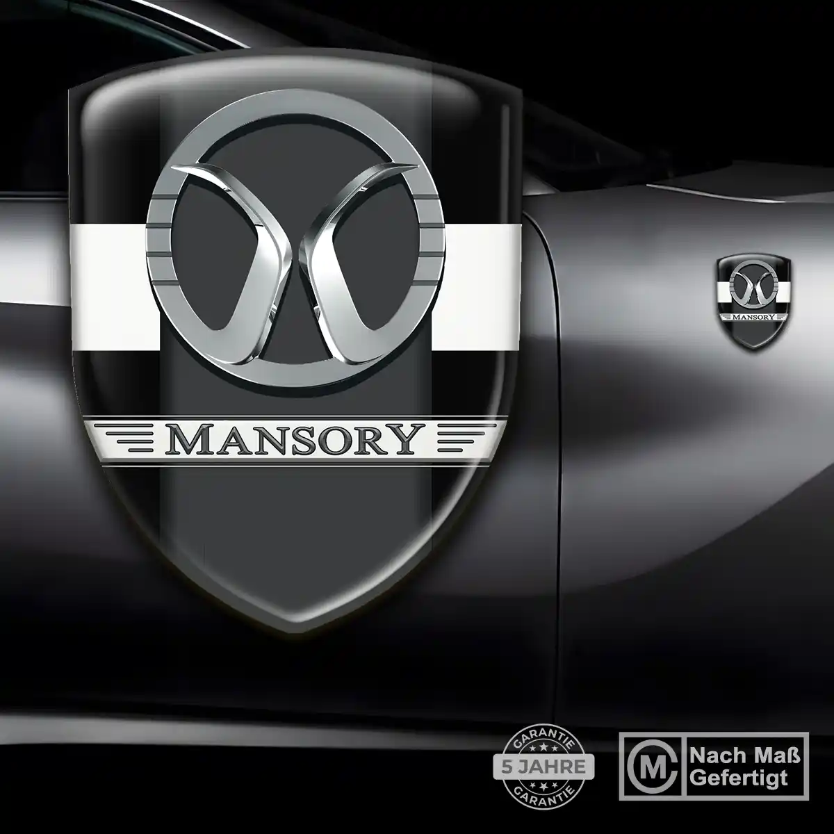Mansory Aufkleber 3D Gel Emblem Auto Limitierte Auflage